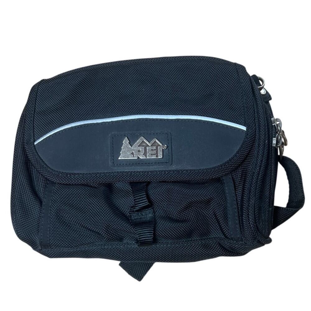 REI Co-op Black Nylon Fanny Pack Waist Bag Hiking Gorpcore Crossbody Small